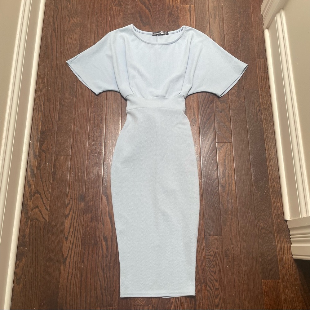 Light Blue Midi Dress